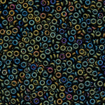 Японский бисер TOHO Demi 11/0 (№84), металлизированный, непрозрачный глянцевый