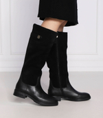 Кожаные офицерские сапоги Tommy Hilfiger - черный(FW0FW07052)