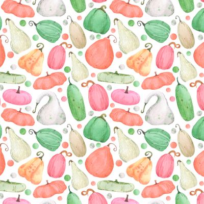 Тыквы с горошком