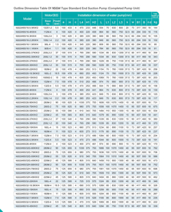 Консольный центробежный насос серии NSGW, Shimge