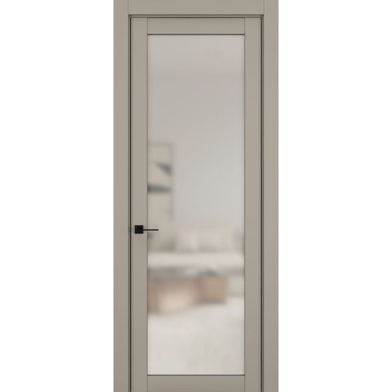 Цена на Межкомнатная дверь керамик NC 2 бежевый остеклённая Купить Межкомнатная дверь керамик NC 2 бежевый остеклённая