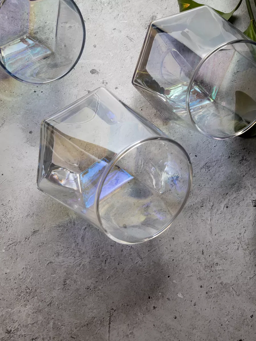 Набор шестигранных стаканов, 330мл, перламутровый, 6 шт.