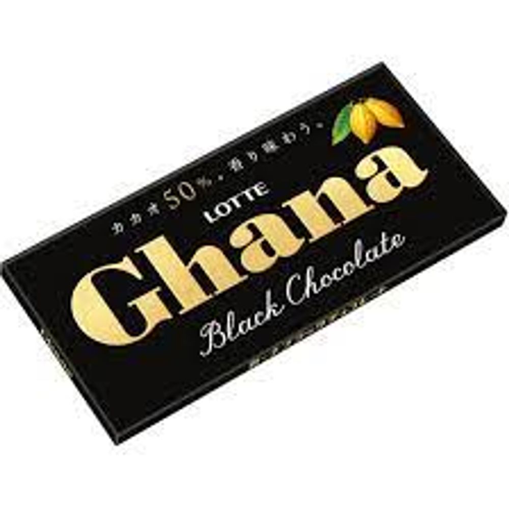 Шоколад CHANA чёрный Lotte, 50гр, скидка