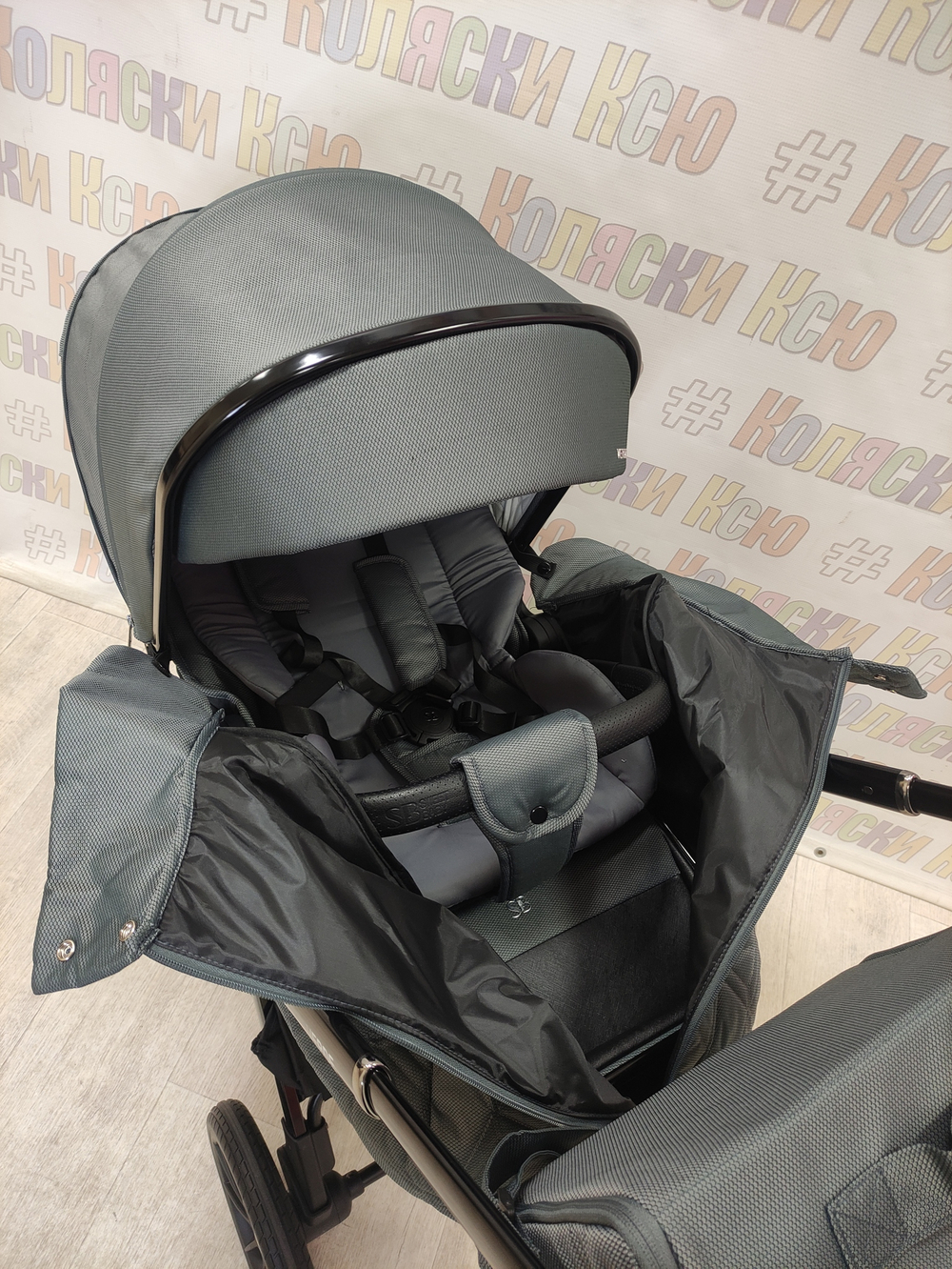 Коляска модульная Sweet Baby Verde Dark Grey