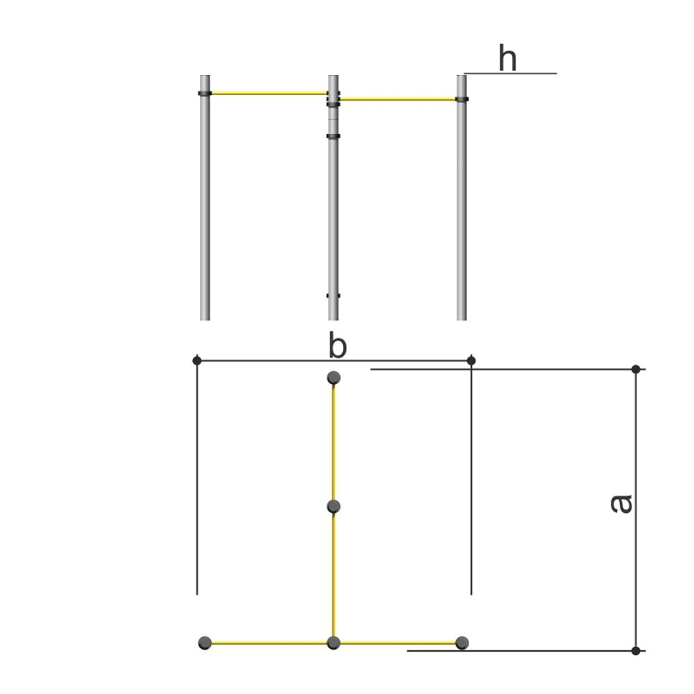 Оборудование спортивное с лестницей Romana 501.37.01