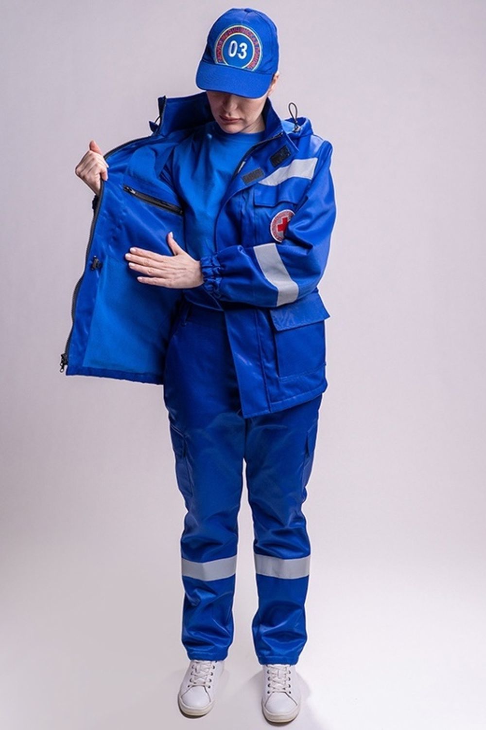 Куртка на флисе женская Скорая помощь MedicLine