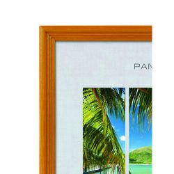 Фоторамка Image Art С18 20х20 деревянная из сосны, цвет янтарь, вставка-прозрачный пластик