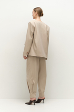 Жакет без воротника