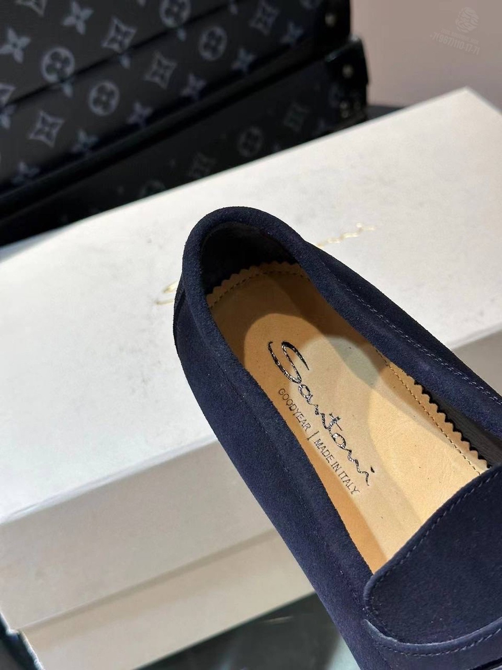 Лоферы Santoni