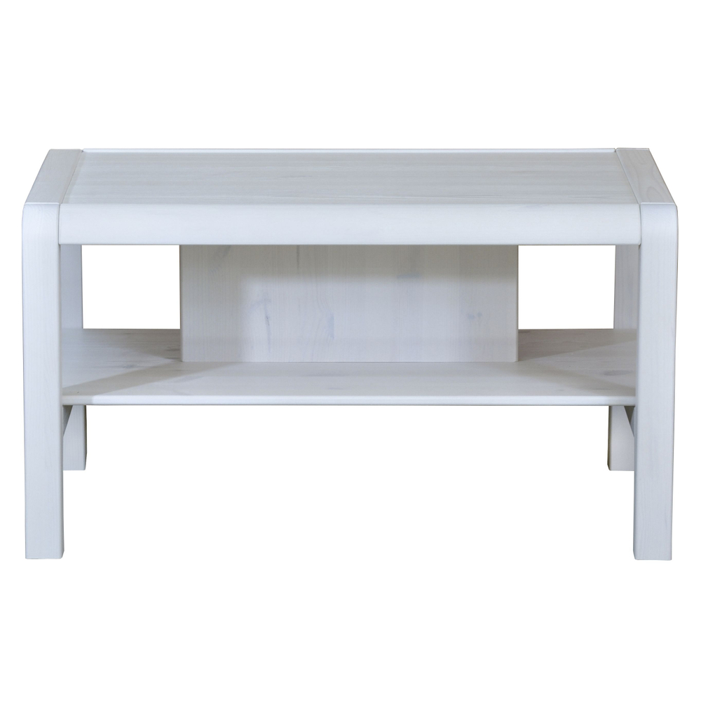 Журнальный столик, 90х50х58, Мадейра, деревянный, белый