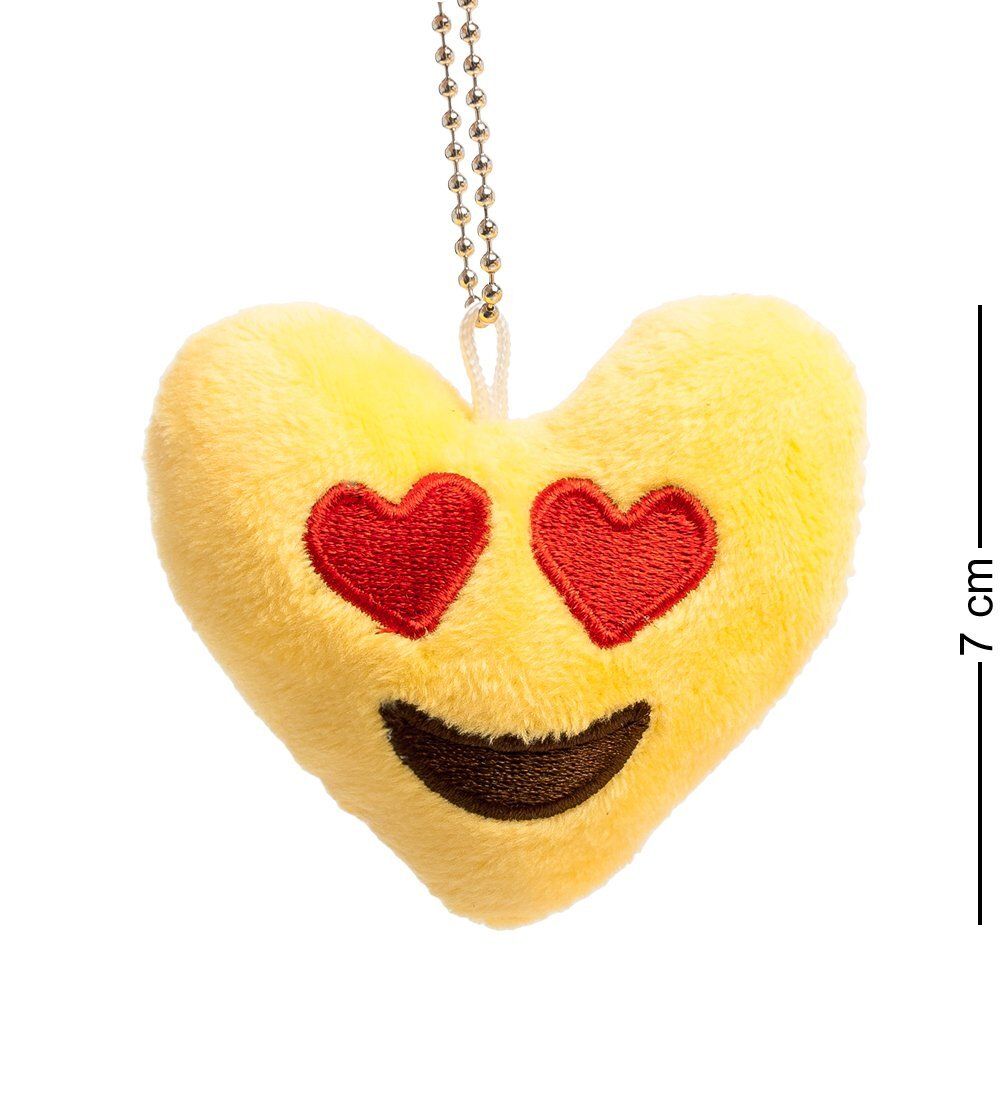 Lovely JOY EK-35 Брелок-сердце «Смайлик Любовь»