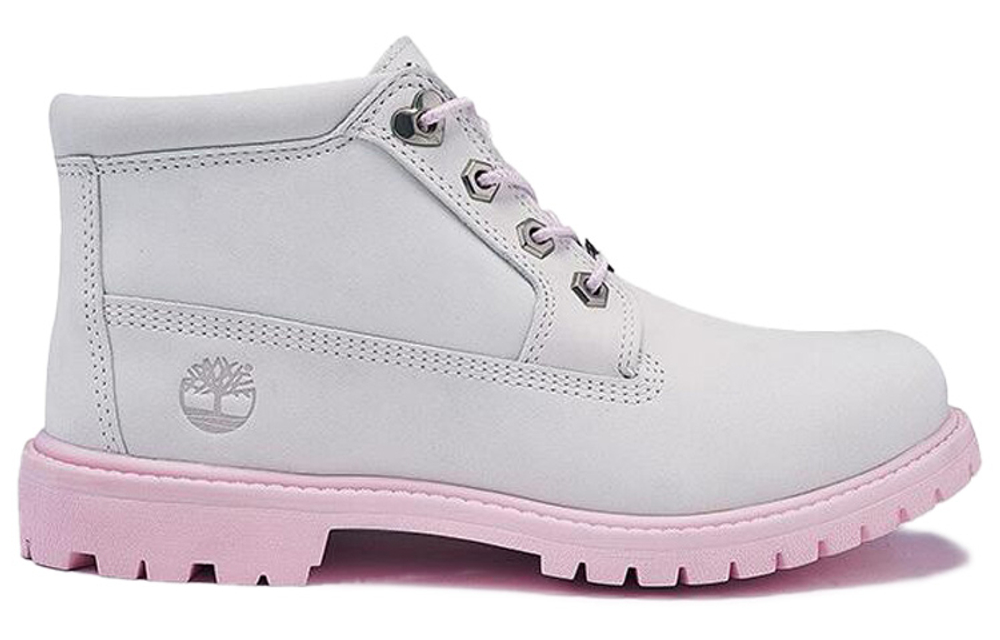Timberland Women"s"ss Nellie Chukka Double Waterproof Boot "Grey Pink" Women"s