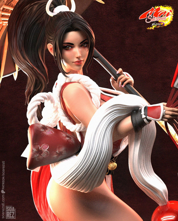 Май Сирануй Король бойцов Фатальная ярость Mai Shiranui King of Fighters Fatal Fury Фигурка