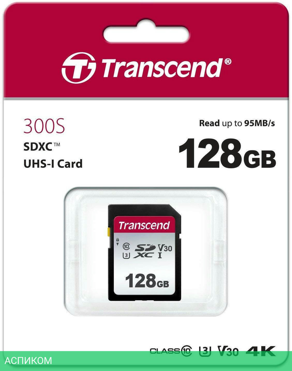 Карта памяти Transcend TS128GSDC300S