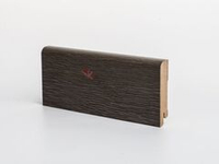 Плинтус напольный дуб серый брашированный МДФ B202-08 Deartio / Ликорн 80x16x2050 мм