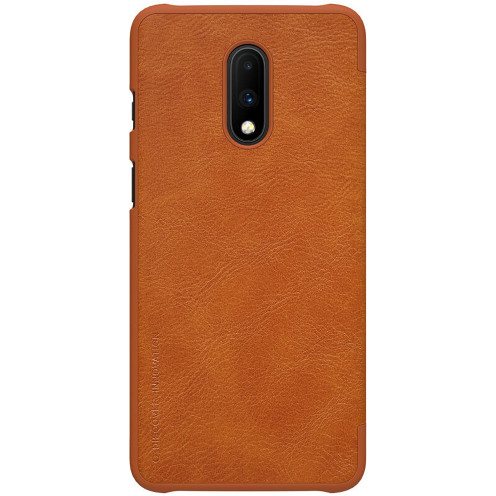 Кожаный чехол-книжка Nillkin Leather Qin для OnePlus 7