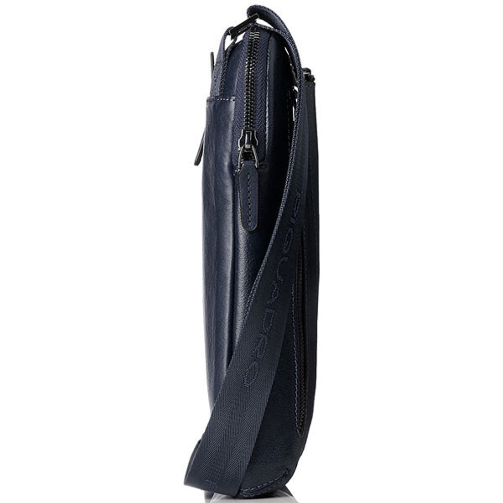Сумка кросс-боди Piquadro Black Square/Ocean blue