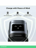 Беспроводное зарядное устройство Ugreen W709 Gray (45775)