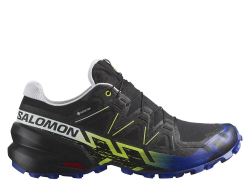 Кроссовки для бега мужские Salomon Speedcross 6 Gore-Tex M Черный и Синий
