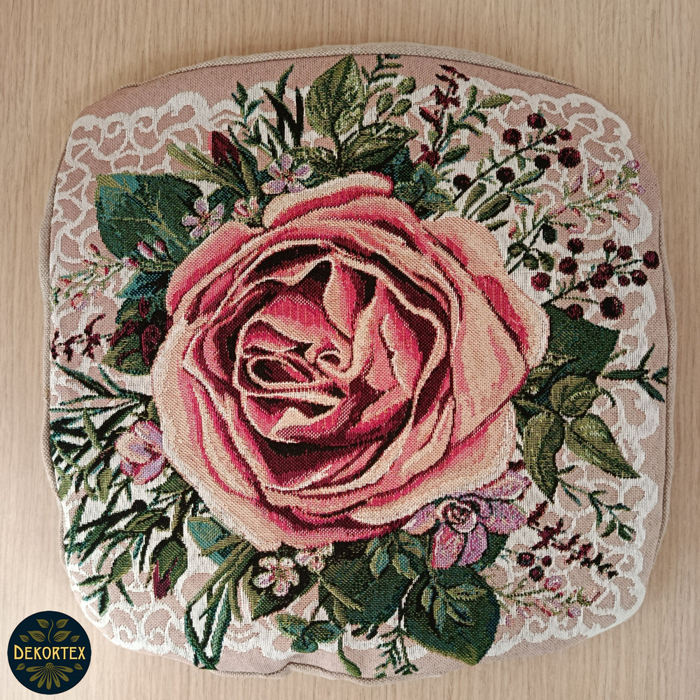 Набор чехлов на табурет из гобелена Загадка 2 (33х33 см) - 2шт