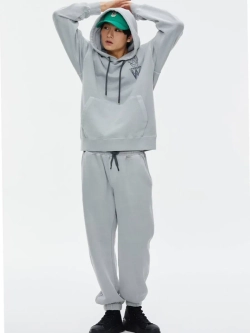 Брюки-джоггеры с пигментом и логотипом ladok