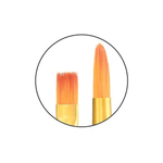 Кисть для рисования Basir художественная, нейлон, № 2,4,6,8,10, набор из 5 шт