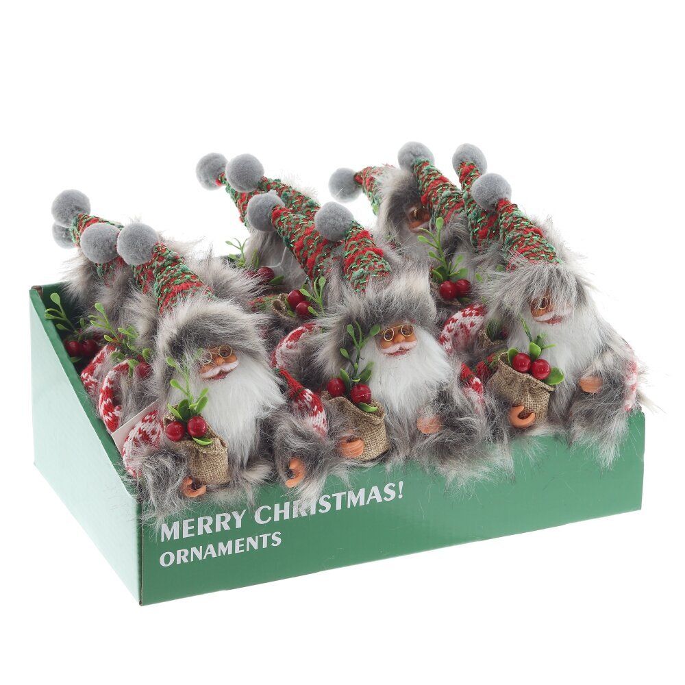 GAEM Дед Мороз подвесной, L12 W6 H18 см (полка 14 см.)