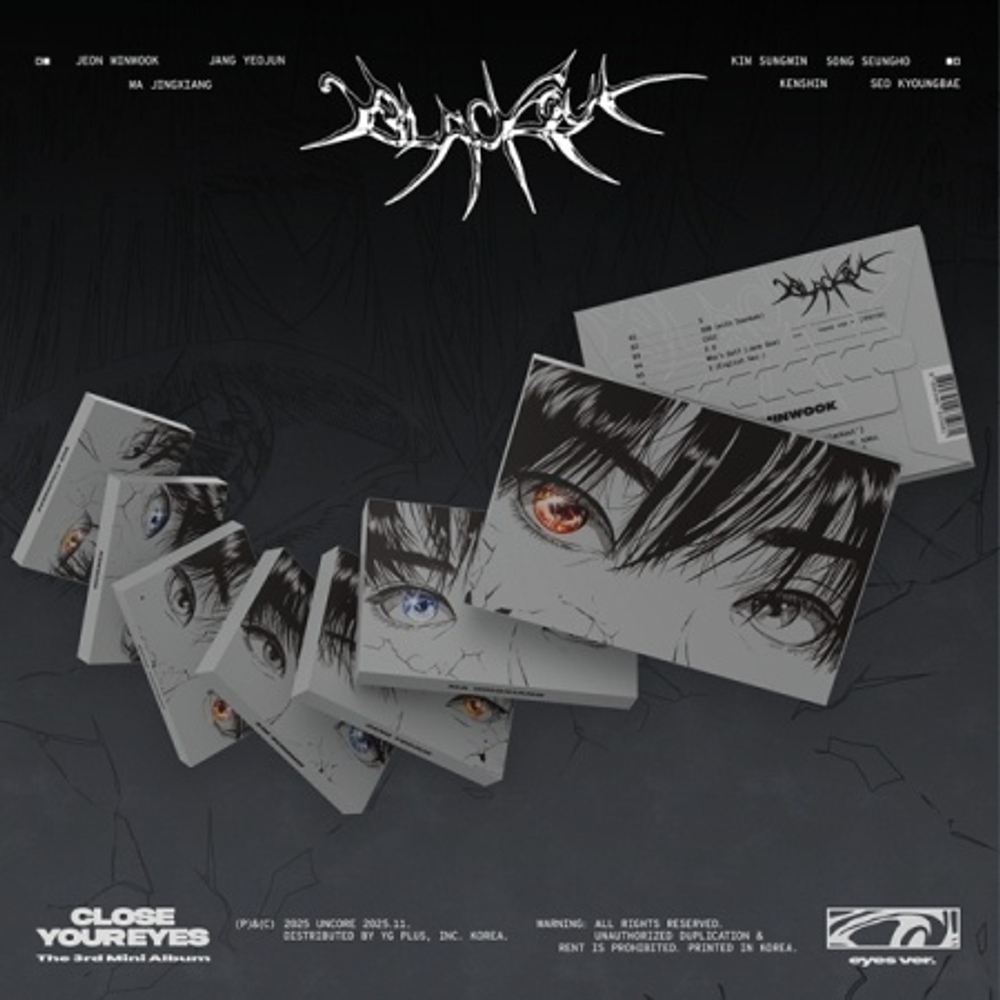 Альбом CLOSE YOUR EYES - BLACKOUT The 3rd Mini Album EYES RANDOM Version