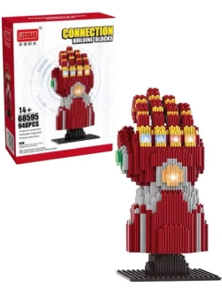 Конструктор мини блоки Перчатка железного человека 948 дет