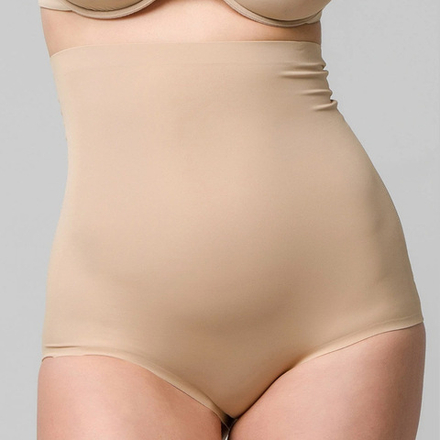 Женские трусы брифы высокие бежевые LUNA SPLENDIDA Sculpt 25123