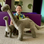 Мягкая игрушка ДИНОЗАВР Bisamråtta 55 см, полиэстер