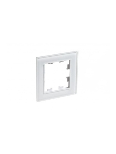 Рамка 1-м AtlasDesign Nature стекло бел. SE ATN320101