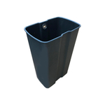 Ведро для мусора сенсорное, прямоугольное, створки, внутр ведро, Foodatlas JAH-5212, 30 л (золотой)