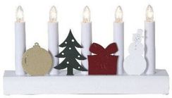 Светильник декоративный JULIA, выс.15 см, шир.28 см, провод 1,8 м, белый (271-31)