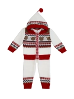 Костюм вязаный для малышей для новорожденных "Мишки"