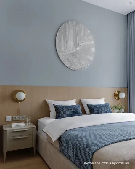 Тумба прикроватная Type oak 2 ящика ширина 50 см (серо-бежевый)