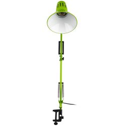 Настольный светильник ЭРА N-121-E27-40W-GR Е27 на струбцине зеленый