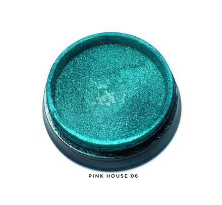 Pink House Втирка зеркальная №06 бирюза