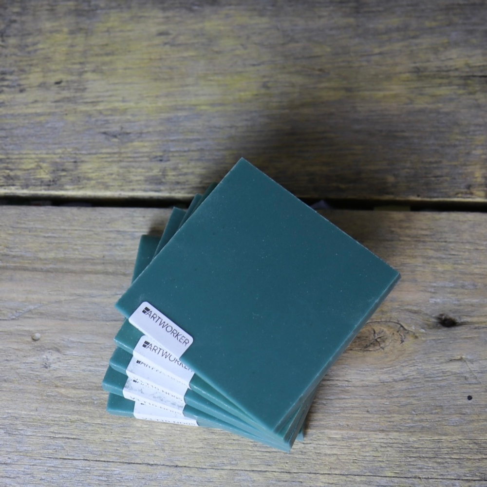 смальта в кирпичиках темно - зеленого цвета, купить с доставкой