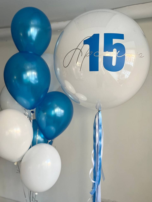 Набор воздушных шаров на 15 лет №2367