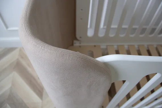 Кроватка KIDI Soft mini cпальное место 60*120 см (бежевый)