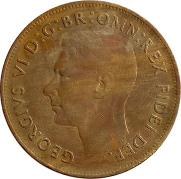 1 пенни 1952 Австралия