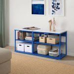 Стеллаж - IKEA PLATSA, 140х42х63 см, синий, ПЛАТСА ИКЕА