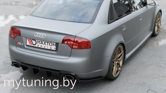 Диффузор бампера заднего для AUDI RS4 B7 Sedan (06-08)