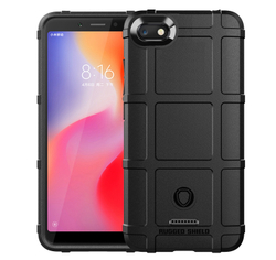 Чехол для Xiaomi Redmi 6A цвет Black (черный), серия Armor от Caseport