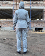 Женская горка Валькирия флис / осень-зима / серо-голубой