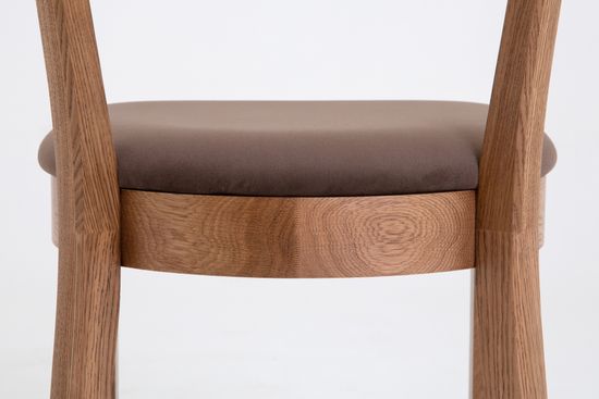 Стул Бари (дуб тон Светлый дуб, ткань  002 -  Velutto 23)