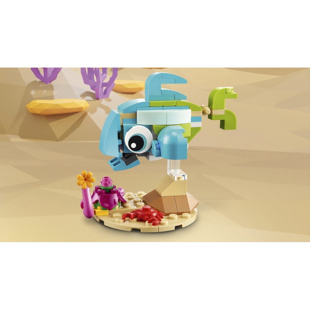 LEGO Creator — Дельфин и черепаха 3 в 1 31128 / артикул   31128  / GTIN 5702017117423