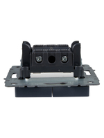 BRITE Выключатель 2-клавишный с индикацией 10А ВС10-2-1-БрМ маренго IEK