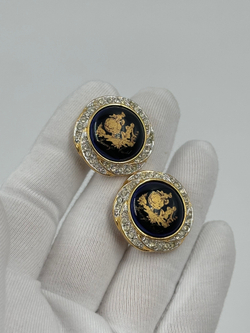 Клипсы с кристаллами Limoges Castel